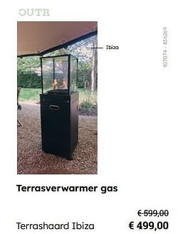Terrasverwarmer gas terrashaard ibiza