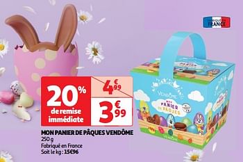 Promotions Mon panier de pâques vendôme - Vendôme - Valide de 19/03/2024 à 31/03/2024 chez Auchan Ronq