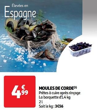 Promotions Moules de corde - Produit Maison - Auchan Ronq - Valide de 19/03/2024 à 31/03/2024 chez Auchan Ronq