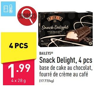 Promotions Snack delight - Baileys - Valide de 25/03/2024 à 30/03/2024 chez Aldi
