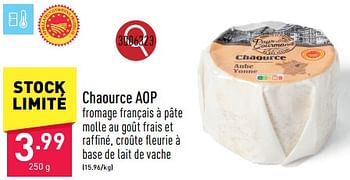 Promotions Chaource aop - Produit maison - Aldi - Valide de 25/03/2024 à 30/03/2024 chez Aldi