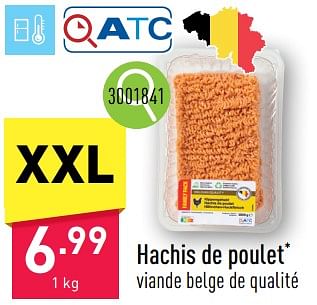 Promotions Hachis de poulet - Produit maison - Aldi - Valide de 25/03/2024 à 30/03/2024 chez Aldi