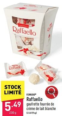 Promoties Raffaello - Ferrero - Geldig van 25/03/2024 tot 30/03/2024 bij Aldi