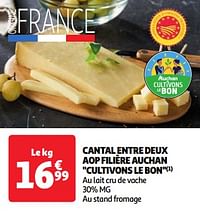 Cantal entre deux aop filière auchan cultivons le bon-Huismerk - Auchan