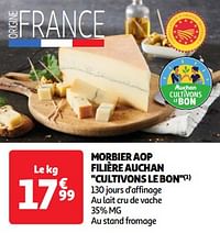 Morbier aop filière auchan cultivons le bon-Huismerk - Auchan