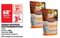Croquettes petfood chat d`interieur physyo-Physyo