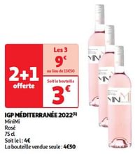 Igp méditerranée 2022 minimi rosé-Rosé wijnen