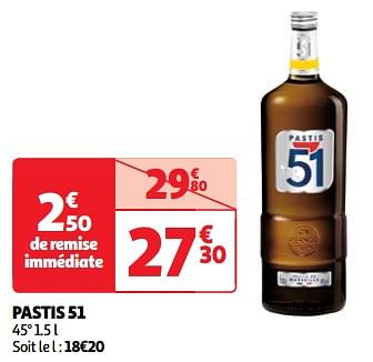 Promoties Pastis 51 - 51 - Geldig van 19/03/2024 tot 01/04/2024 bij Auchan