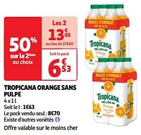 Tropicana orange sans pulpe-Tropicana