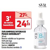 Svr ampoule hydra b3 peaux sensibles-SVR