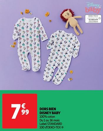 Promotions Dors bien disney baby - Disney Baby - Valide de 19/03/2024 à 01/04/2024 chez Auchan Ronq