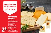 Portions de fromage-Huismerk - Auchan