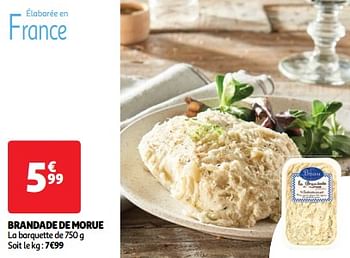 Promoties Brandade de morue - Briau - Geldig van 19/03/2024 tot 01/04/2024 bij Auchan