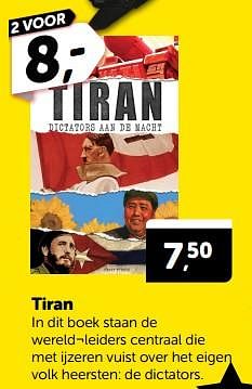 Promoties Tiran - Huismerk - Boekenvoordeel - Geldig van 16/03/2024 tot 24/03/2024 bij BoekenVoordeel