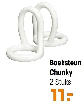 Promoties Boeksteun chunky - Huismerk - Kwantum - Geldig van 18/03/2024 tot 24/03/2024 bij Kwantum