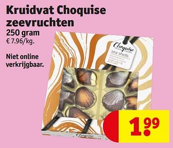 Promoties Kruidvat choquise zeevruchten - Huismerk - Kruidvat - Geldig van 17/03/2024 tot 24/03/2024 bij Kruidvat