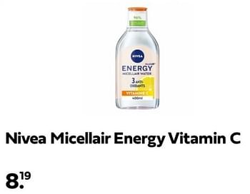Promoties Nivea micellair energy vitamin c - Nivea - Geldig van 17/03/2024 tot 24/03/2024 bij Plein