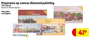 Promoties Panorama op canvas diamond painting - Diamond Painting - Geldig van 17/03/2024 tot 24/03/2024 bij Kruidvat