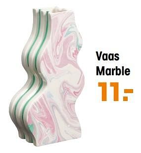 Promoties Vaas marble - Huismerk - Kwantum - Geldig van 18/03/2024 tot 24/03/2024 bij Kwantum
