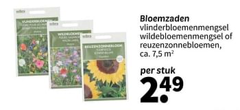 Promoties Bloemzaden - Huismerk - Wibra - Geldig van 18/03/2024 tot 24/03/2024 bij Wibra