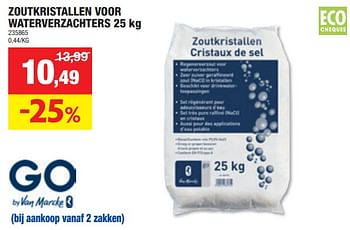 Promoties Zoutkristallen voor waterverzachters - Van Marcke - Geldig van 13/03/2024 tot 24/03/2024 bij Hubo