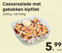 Caesarsalade met gebakken kipfilet-Huismerk - Buurtslagers