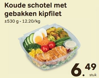 Promoties Koude schotel met gebakken kipfilet - Huismerk - Buurtslagers - Geldig van 28/02/2024 tot 28/03/2024 bij Buurtslagers