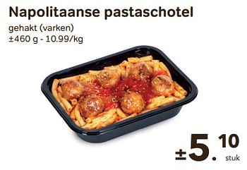 Promoties Napolitaanse pastaschotel - Huismerk - Buurtslagers - Geldig van 28/02/2024 tot 28/03/2024 bij Buurtslagers