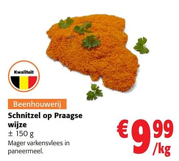 Promoties Schnitzel op praagse wijze - Huismerk - Colruyt - Geldig van 13/03/2024 tot 26/03/2024 bij Colruyt