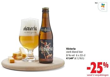 Promoties Victoria sterk blond bier - Victoria - Geldig van 13/03/2024 tot 26/03/2024 bij Colruyt
