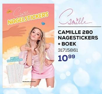 Promoties Camille 280 nagestickers + boek - Camille - Geldig van 15/03/2024 tot 18/04/2024 bij Supra Bazar