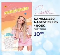 Camille 280 nagestickers + boek-Camille