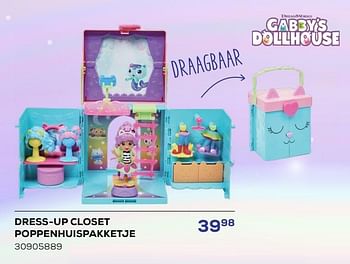 Promoties Dress-up closet poppenhuispakketje - Spin Master - Geldig van 15/03/2024 tot 18/04/2024 bij Supra Bazar