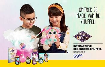 Promotions Interactieve regenboog knuffel - Magic Mixies - Valide de 15/03/2024 à 18/04/2024 chez Supra Bazar