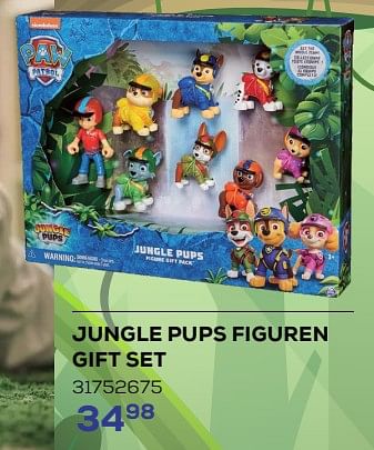 Promotions Jungle pups figuren gift set - Spin Master - Valide de 15/03/2024 à 18/04/2024 chez Supra Bazar