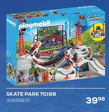 Promotions Skate park 70168 - Playmobil - Valide de 15/03/2024 à 18/04/2024 chez Supra Bazar