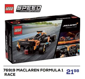 Promotions 76919 maclaren formula 1 race - Lego - Valide de 15/03/2024 à 18/04/2024 chez Supra Bazar