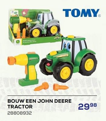 Promoties Bouw een john deere tractor - Tomy - Geldig van 15/03/2024 tot 18/04/2024 bij Supra Bazar