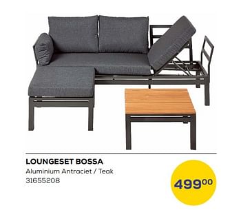 Promoties Loungeset bossa - Huismerk - Supra Bazar - Geldig van 15/03/2024 tot 18/04/2024 bij Supra Bazar