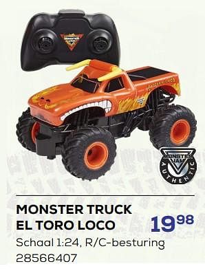 Promoties Monster truck el toro loco - Monster Jam - Geldig van 15/03/2024 tot 18/04/2024 bij Supra Bazar