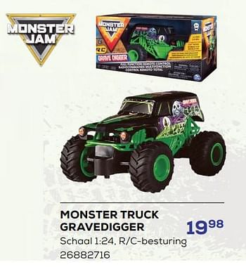 Promoties Monster truck gravedigger - Monster Jam - Geldig van 15/03/2024 tot 18/04/2024 bij Supra Bazar