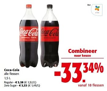 Promoties Coca-cola alle flessen - Coca Cola - Geldig van 13/03/2024 tot 26/03/2024 bij Colruyt