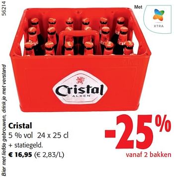 Promoties Cristal - Cristal - Geldig van 13/03/2024 tot 26/03/2024 bij Colruyt