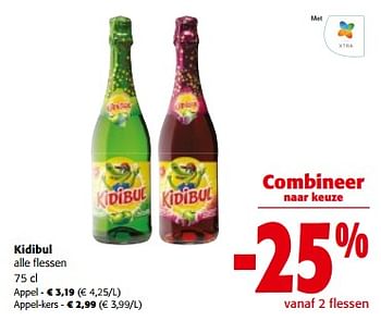 Promoties Kidibul alle flessen - Kidibul - Geldig van 13/03/2024 tot 26/03/2024 bij Colruyt