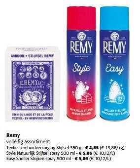 Promotions Remy volledig assortiment - Remy - Valide de 13/03/2024 à 26/03/2024 chez Colruyt