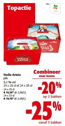 Promoties Stella artois pils - Stella Artois - Geldig van 13/03/2024 tot 26/03/2024 bij Colruyt