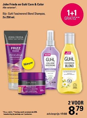 Promoties Guhl fascinerend blond shampoo - Guhl - Geldig van 13/03/2024 tot 30/03/2024 bij De Online Drogist