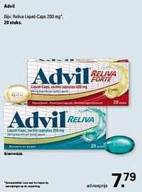 Reliva liquid-caps 200 mg-Advil