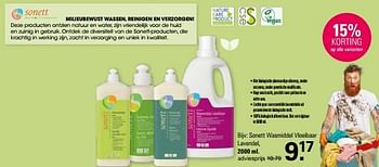 Promoties Sonett wasmiddel vloeibaar lavendel - Sonett - Geldig van 13/03/2024 tot 30/03/2024 bij De Online Drogist