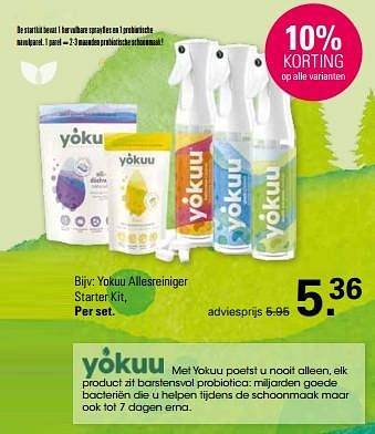 Promoties Yokuu allesreiniger starter kit - Yokuu - Geldig van 13/03/2024 tot 30/03/2024 bij De Online Drogist